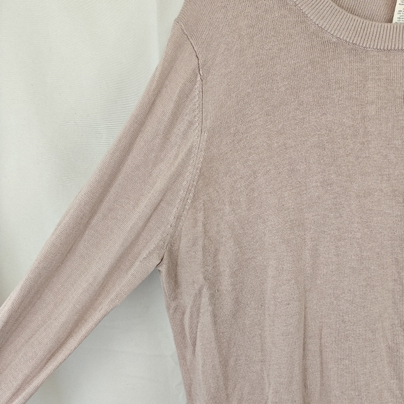 Lululemon Bring It Backbend Sweater Women 10 Pullover Pink Cashmere Open Back - Picture 8 of 15